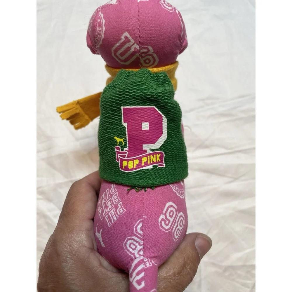 PINK Victoria's Secret 2007 Phi Beta Dog Plush Stuffed Animal-Rare